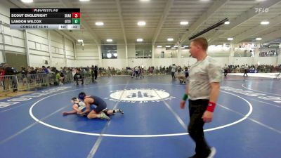 124 lbs Consi Of 16 #1 - Scout Engleright, Soaring Eagles vs Landon Wilcox, Otter Valley Brandon