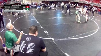 95 lbs Cons. Round 2 - Miles Ostronic, Westside Wrestling Club vs Brycen Bockelman, Waverly Wrestling Club