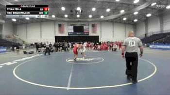 170 lbs Finals (4 Team) - Niko Drakopoulos, John H Glenn HS vs Dylan Fella, Plainedge