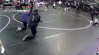 150 lbs Cons. Round 5 - Lorenzo Lewis, Millard South Wrestling Club vs Ismael Aguilar, Norfolk Jr Wrestling