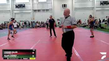 113 lbs Round 5 (8 Team) - Conner Miller, 84 Athletes vs Elijah Dorsey, Combat Athletics Red