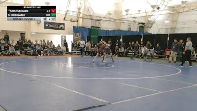 149 lbs Champ. Round 1 - Shkeb Nadir, Scranton vs Chance Babb, Alvernia University