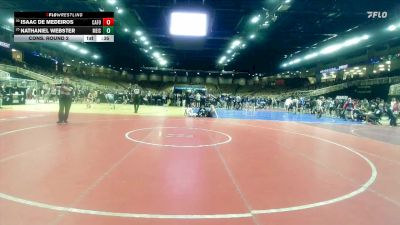 132 lbs Cons. Round 2 - Isaac De Medeiros, Carolina Forest vs Nathaniel Webster, Merritt Island