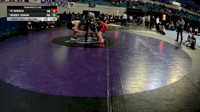 190 lbs Semifinal - JT Spence, Liberty vs Brody Tonon, Philip Simmons