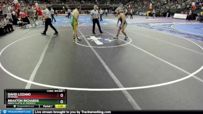 Cons. Round 1 - Braxton Richards, North Platte St. Patrick`s vs David Lozano, Riverside