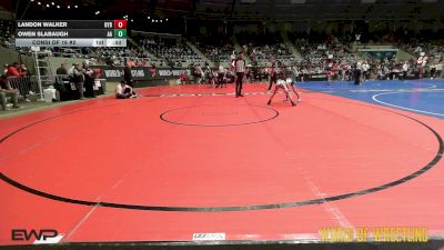 67 lbs Consi Of 16 #2 - Landon Walker, Backyard Brawlers vs Owen Slabaugh, Alber Athletics