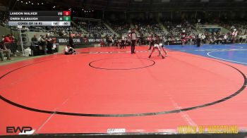 67 lbs Consi Of 16 #2 - Landon Walker, Backyard Brawlers vs Owen Slabaugh, Alber Athletics