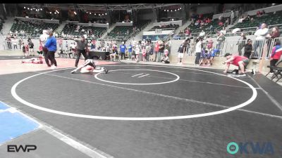 90 lbs Semifinal - Rayden Wishard, Claremore Wrestling Club vs Eli Evans, Collinsville Cardinal Youth Wrestling