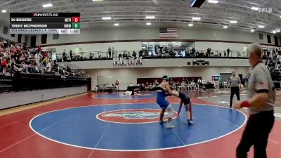 157 lbs 4th Wrestleback (16 Team) - DJ Rogers, Mt. Pisgah Christian School vs Trent McPherson, Bremen