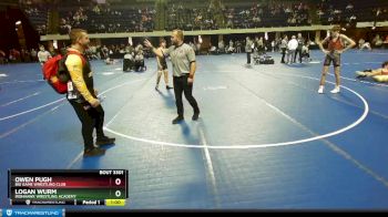 140 lbs Cons. Round 2 - Logan Wurm, Ironhawk Wrestling Academy vs Owen Pugh, Big Game Wrestling Club