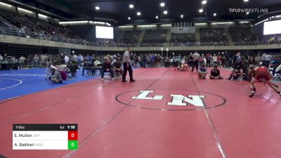 111 lbs Consi Of 4 - Evan Mullen, Jefferson vs Amir Bakhari, Frederick