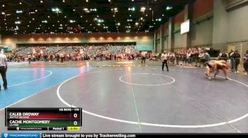 175 lbs Cons. Round 4 - Cache Montgomery, La Pine vs Caleb Ordway, Battle Ground