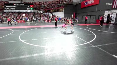 105 lbs Cons. Round 3 - Randi Magee, Baldwin-Woodville vs Layla King, West Bend Wildcats
