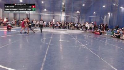 132 lbs Semifinal - Kael Davis, M2 Training Center vs Dion Mesanko Coleman, Triumph Trained
