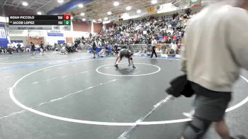 132 lbs Cons. Round 3 - Noah Piccolo, Trabuco Hills vs Jacob Lopez, Pacifica (Oxnard)