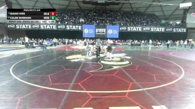 Boys 3A 138 lbs Cons. Round 4 - Caleb Burbank, University vs Isaiah Ives, Shelton