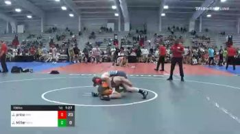138 lbs Prelims - Jacob Price, Roundtree Wrestling Academy Black vs Jack Miller, Young Guns Yellow