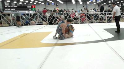 138 lbs Rr Rnd 2 - Talon Belding, Nebraska Blue - HSB vs Lucas Barr, Freakztyle Supremacy - HSB