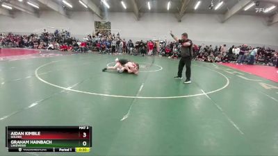 150 lbs Cons. Round 1 - Graham Hainbach, Lakewood vs Aidan Kimble, Golden