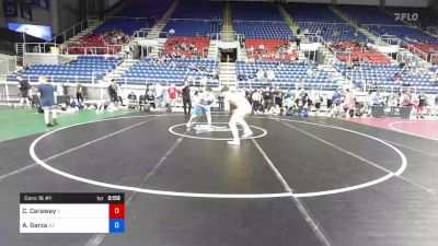 220 lbs Cons 16 #1 - Cooper Caraway, Illinois vs Abel Garza, Arizona