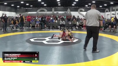 105 lbs 2nd Wrestleback (8 Team) - Elijah Bushy, Beast Mode vs Finn McDermott, Olympia/Demolition