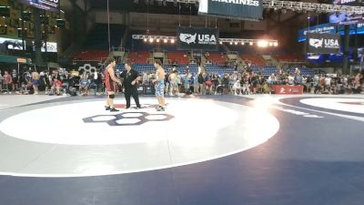 215 lbs Champ. Rd Of 64 - Jackson Hatfield, Wisconsin vs Kendahl Hoare, Pennsylvania
