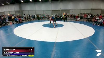 185 lbs Placement Matches (8 Team) - Blake Baker, Texas Red vs Elizabella Laurin, Tennessee