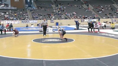 132 lbs 7th Place Match - Kailyn Franks, Henderson County vs Sutton Fuller, Union County