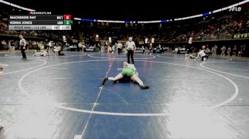 112 lbs Consy 3 - MacKenzie Ray, Wattsburg vs Kenna Jones, Laurel