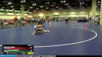 126 lbs Round 1 (8 Team) - William Zaborski, Foxfire vs Nolan Sharp, Beach Boyz