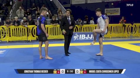 Miguel Costa Chrischner Lopes vs Jonathan Thomas Becker 2025 Pan IBJJF Jiu-Jitsu No-Gi Championship