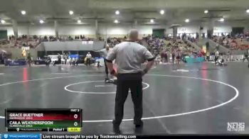 Girls 120 lbs Cons. Round 2 - Caila Weatherspoon, Clarksville Girls vs Grace Buettner, Ravenwood Girls