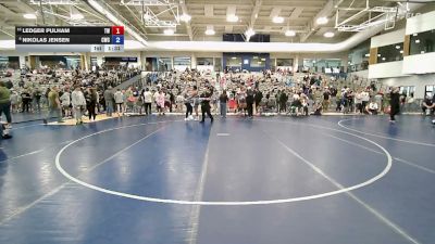 120 lbs Cons. Round 2 - Ledger Pulham, Timpanogos Wrestling vs Nikolas Jensen, Champions Wrestling Club