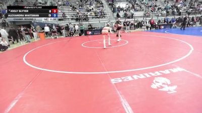 U20 Women - 53 lbs Champ. Round 3 - Joely Slyter, ID vs Alexandra Waitsman, CA