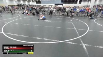 77 lbs Champ. Round 2 - Brody Compau, Michigan vs Tevor Cole, Missouri
