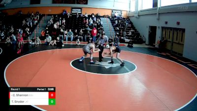 12U - 135 lbs Round 1 - Colman Shannon, Southmoreland vs Tristan Snyder, Latrobe