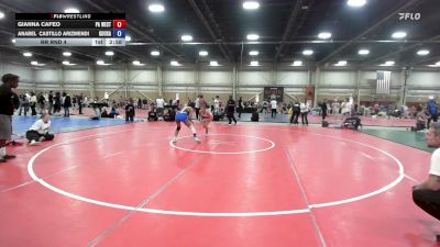 120 lbs Rr Rnd 4 - Gianna Cafeo, PA West Yellow - GHSE vs Anabel Castillo Arizmendi, Ground Up USA - GHSE