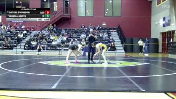 138 lbs Champ. Round 1 - Gianna Anaya, Emmanuel University vs Satori Swanson, Randolph