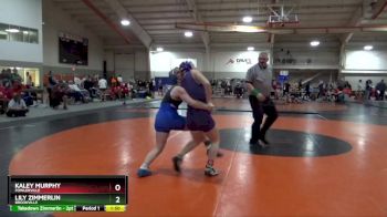 145 lbs Champ. Round 1 - Kaley Murphy, Fowlerville vs Lily Zimmerlin, BROOKVILLE