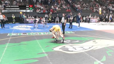 3rd Place Match - Layne Davidson, Chadron vs Cole Kansteiner, Conestoga