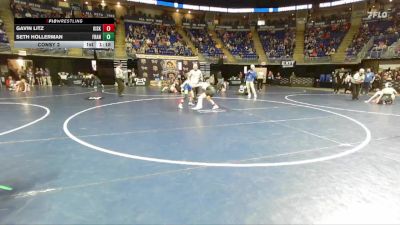 89 lbs Consy 2 - Gavin Litz, Kiski Area vs Seth Hollerman, Franklin