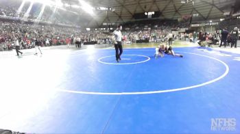 3A 126 lbs Cons. Round 5 - Justin Broxton, Kelso vs Taylor Daines, University