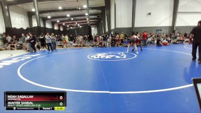 150 lbs Cons. Round 3 - Noah Saqallah, Washington vs Hunter Sandal, Reality Sports Wrestling Club