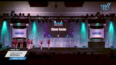 Cheer Factor - DESTINY [2023 L2 Youth Day 3] 2023 Spirit Fest Grand Nationals