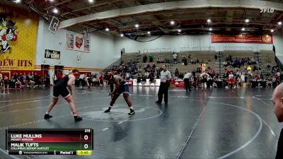 215 lbs Cons. Round 2 - Malik Tufts, Columbus Bishop Hartley vs Luke Mullins, Mount Vernon