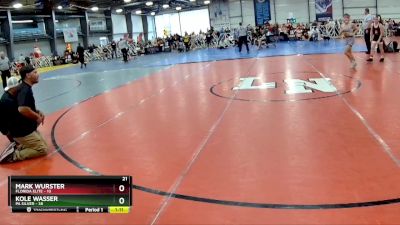 84 lbs Rd# 4- 2:00pm Friday Final Pool - Mark Wurster, Florida Elite vs Kole Wasser, PA Silver