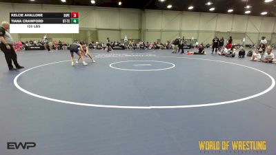 105 lbs Rr Rnd 3 - Bella Hutchinson, Super Girls 7-12 vs Justice Davis, Mojo 7-12