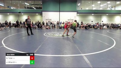 157 lbs Round Of 64 - Billy Tyler, VA vs Jayden OFarrill, PA