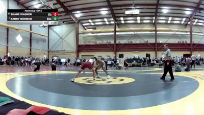 165 lbs Champ. Round 3 - Barry Norman, Blair Academy vs Shane Wagner, Faith Christian Academy