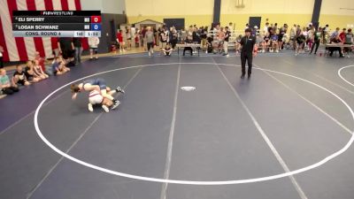 132 lbs Cons. Round 4 - Eli Sperry, MO vs Logan Schwanz, MN